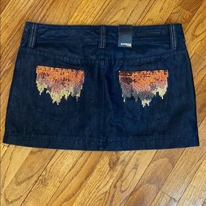 Express  Jean Skirt